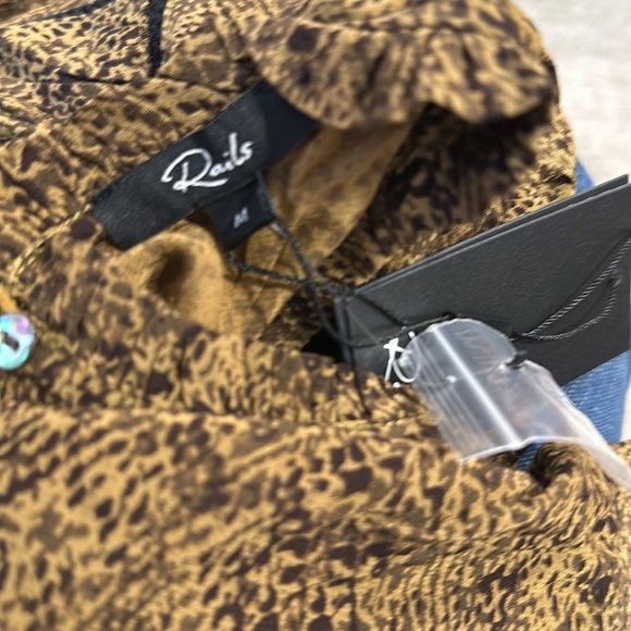 NWT Rails Faren Mini Dress reg $250 in Sepia Color - Picture 12 of 12